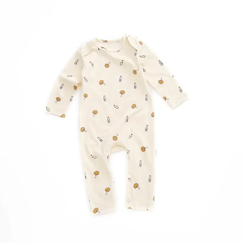New Fall Baby Clothing Newborn Baby Girl Clothes Floral Romper Jumpsuit Long Sleeve Clothes Spring Autumn Outfits