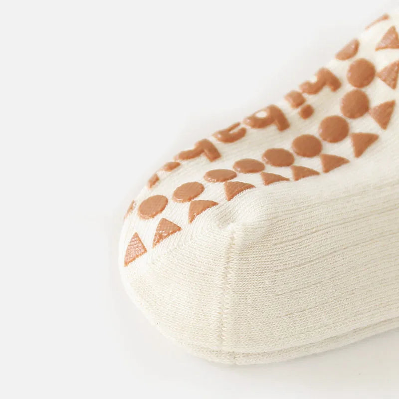 3 Pairs Kids Cotton Socks Boys and Girls Non-slip Floor Socks