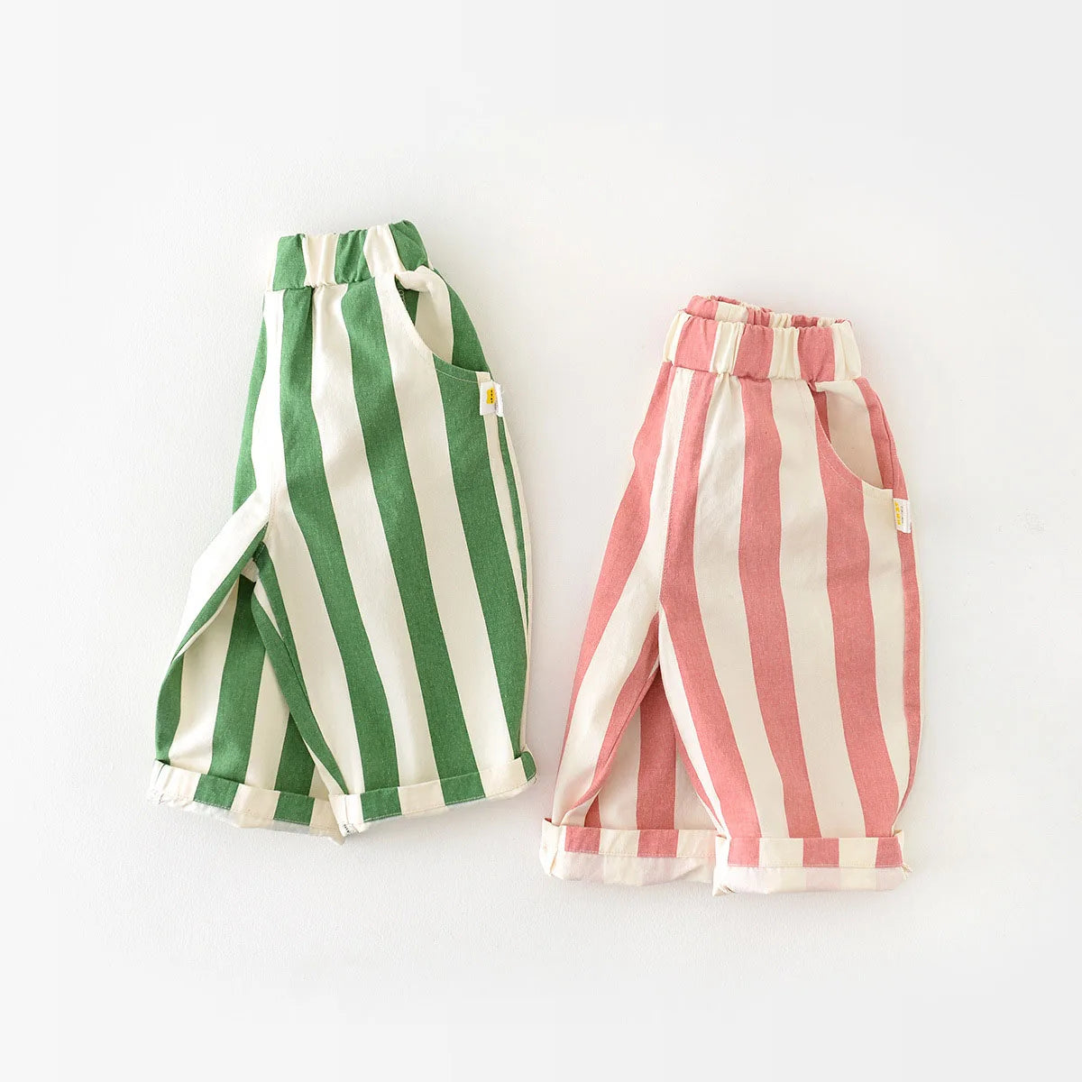 New High Waist Stripe Pants