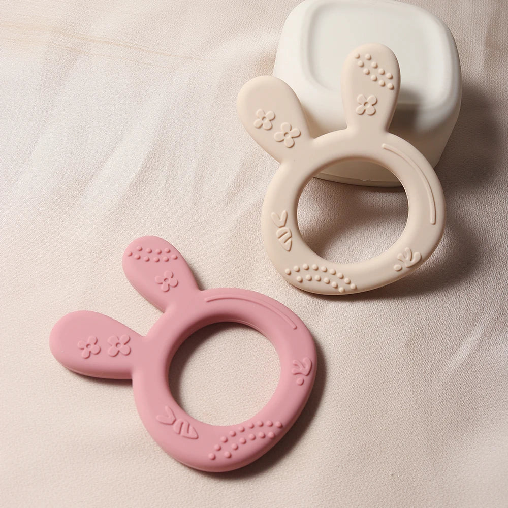 Baby Silicone Teether Kids Sensory Educational Teething Toy
