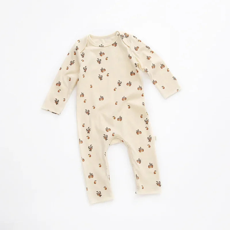 New Fall Baby Clothing Newborn Baby Girl Clothes Floral Romper Jumpsuit Long Sleeve Clothes Spring Autumn Outfits
