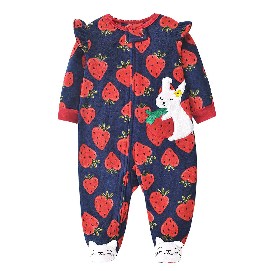 2026 Unisex Baby Romper Fleece Fabric Baby Boy Girl Clothes brands Newborn Baby Clothing infant Baby Jumpsuits Winter Romper