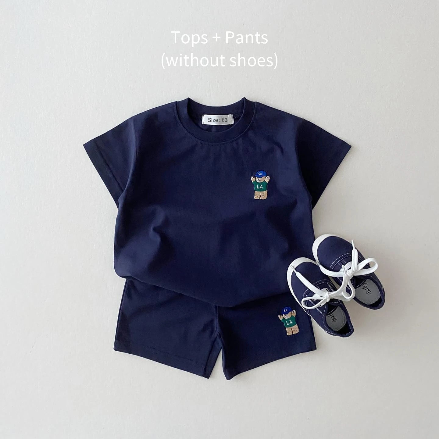 2PCS Baby Clothes Infant Top and Bottom Set Baby Boys Girls