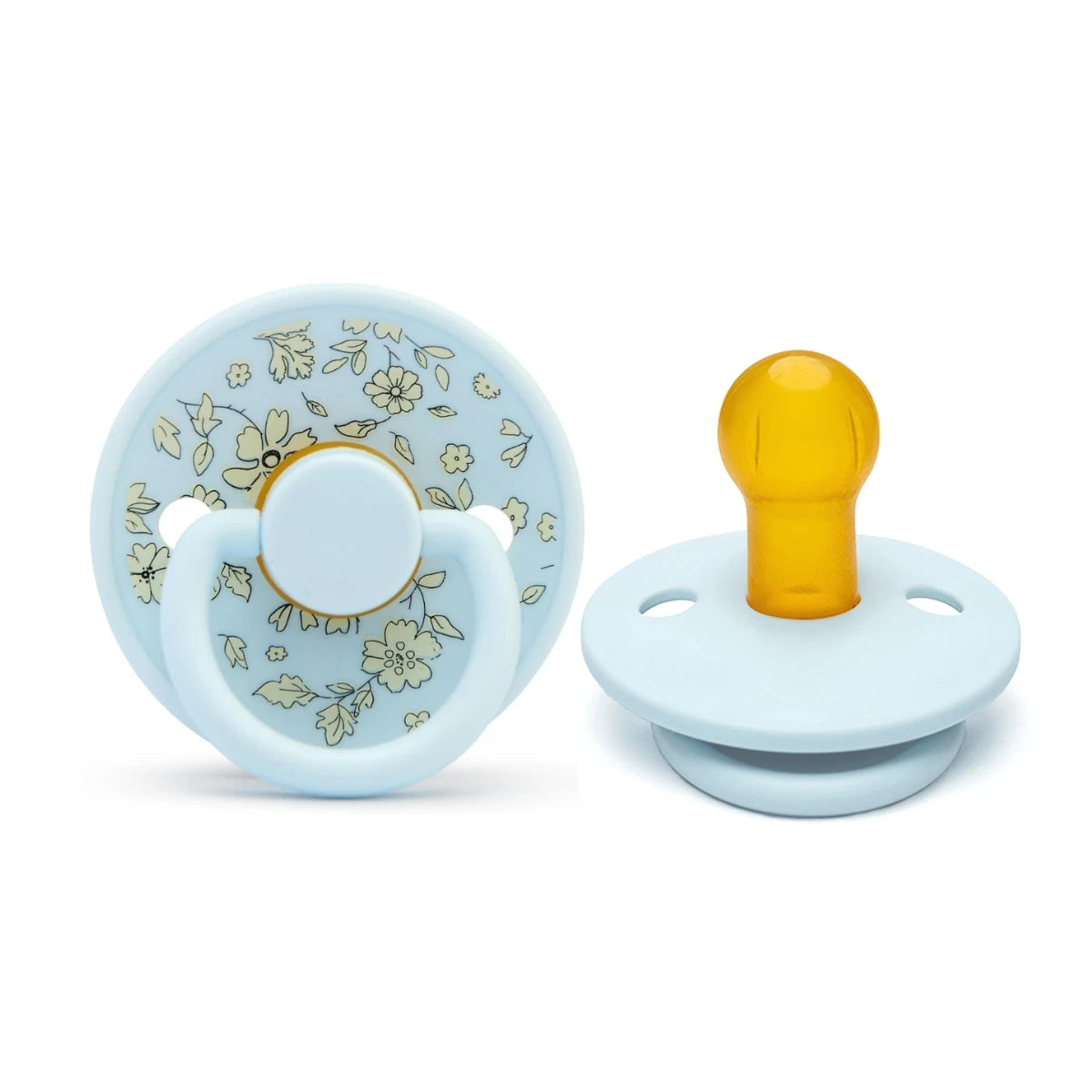 Erduo Floral Newborn Infant Baby Care Shower Gift Latex Rubber Sucking Nipple Pacifier Babies Soother Dummy Pacifiers for Baby 0
