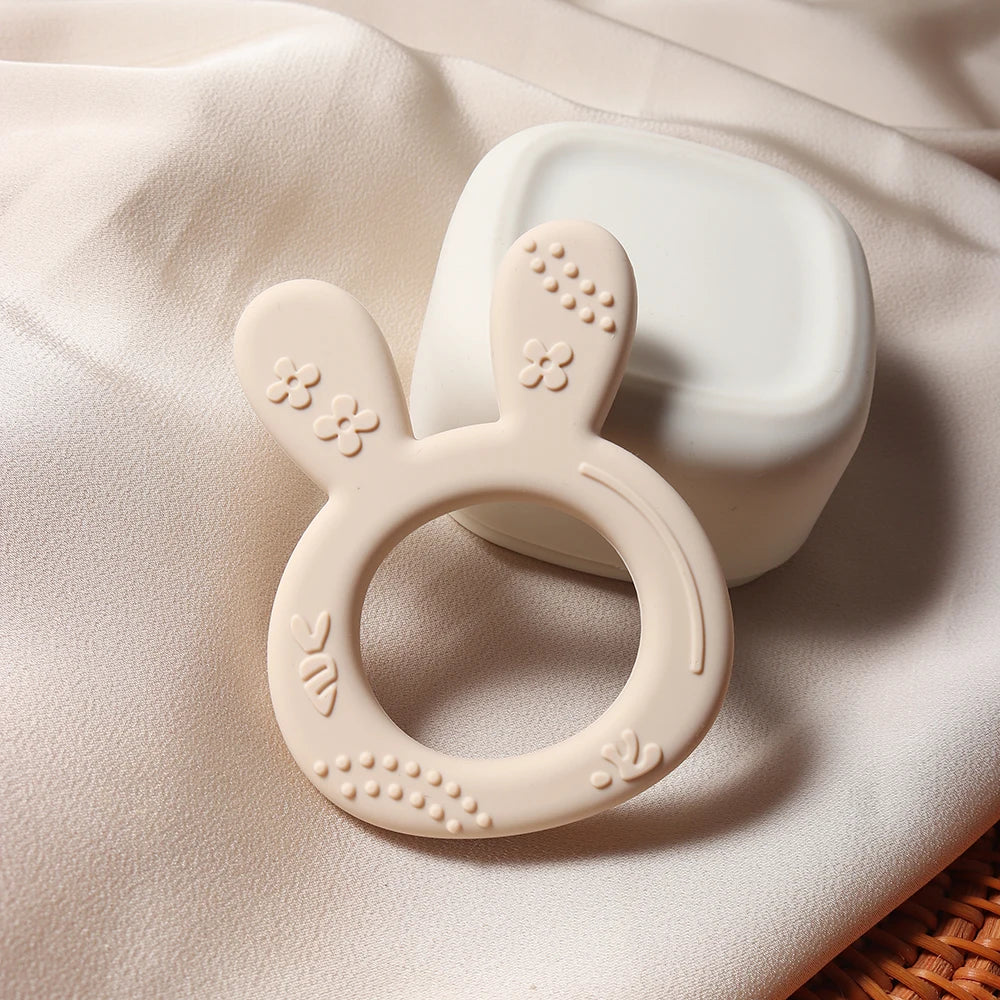 Baby Silicone Teether Kids Sensory Educational Teething Toy