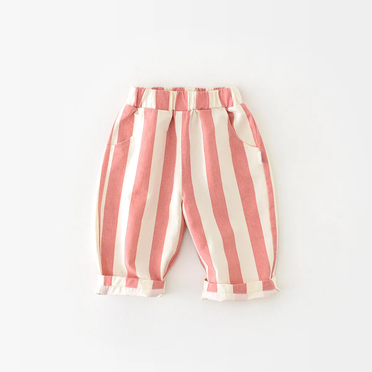 New High Waist Stripe Pants