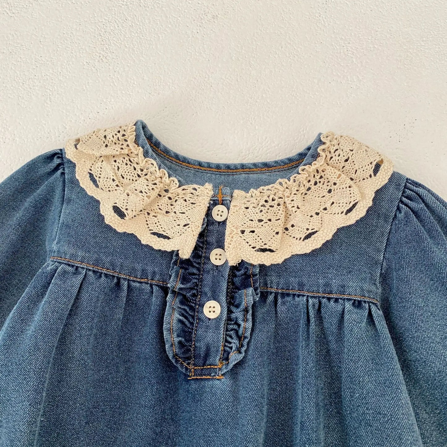 New Long Sleeve Baby Girl's Denim Clothes