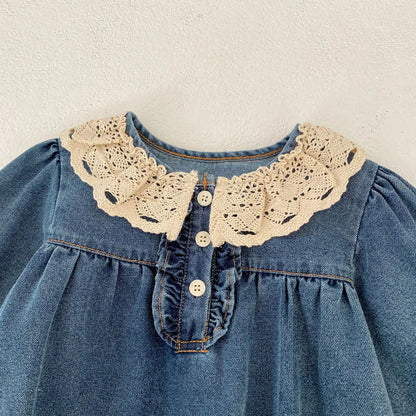 New Long Sleeve Baby Girl's Denim Clothes