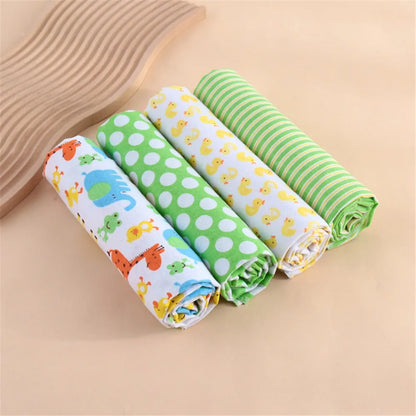 4Pcs Neutral Baby Swaddle Blanket Set