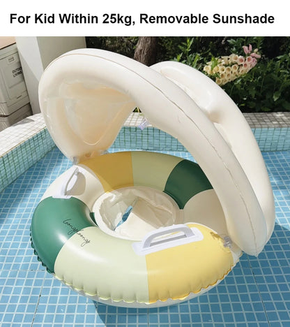 Rooxin Pool Float Swim Ring Tube Inflatable Swimming Seat Floating Ring Swimming Circle Beach Water Play Equipment