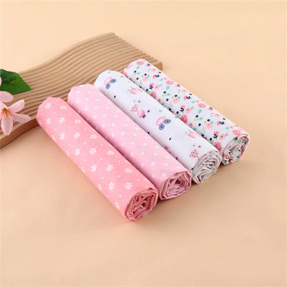 4Pcs Neutral Baby Swaddle Blanket Set