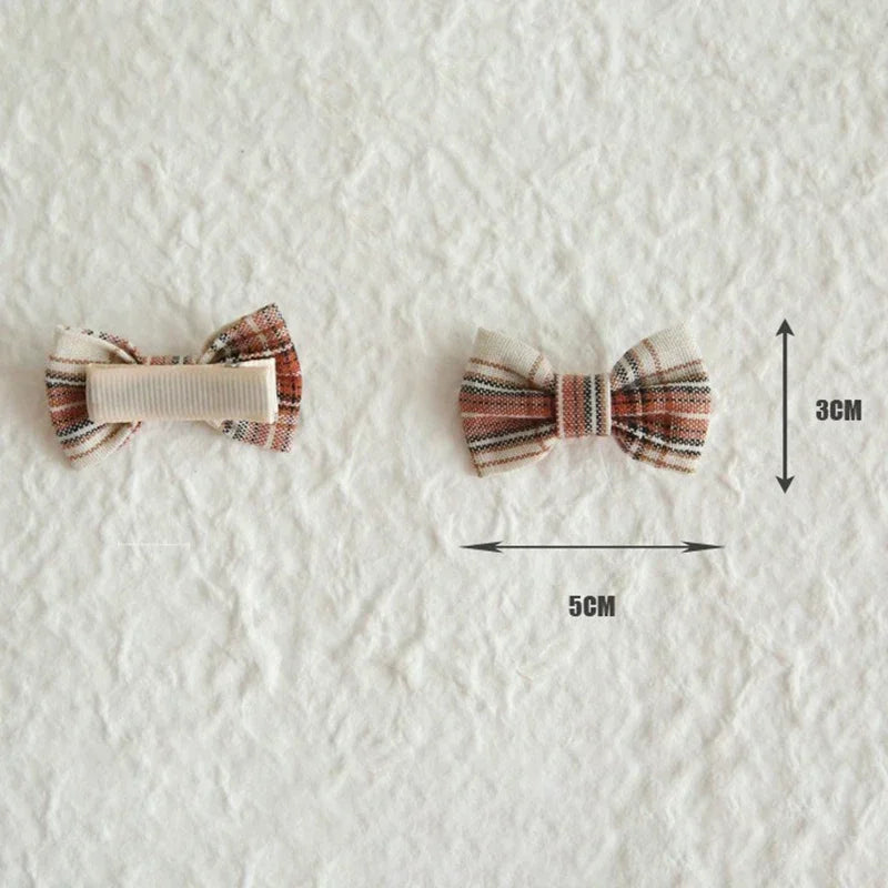 10Pcs/Set Children's Hairpins Cute Headwear Hair Accessories Bow for Baby Girl Scrunchie Hair Clips Kids Barrettes Headwear