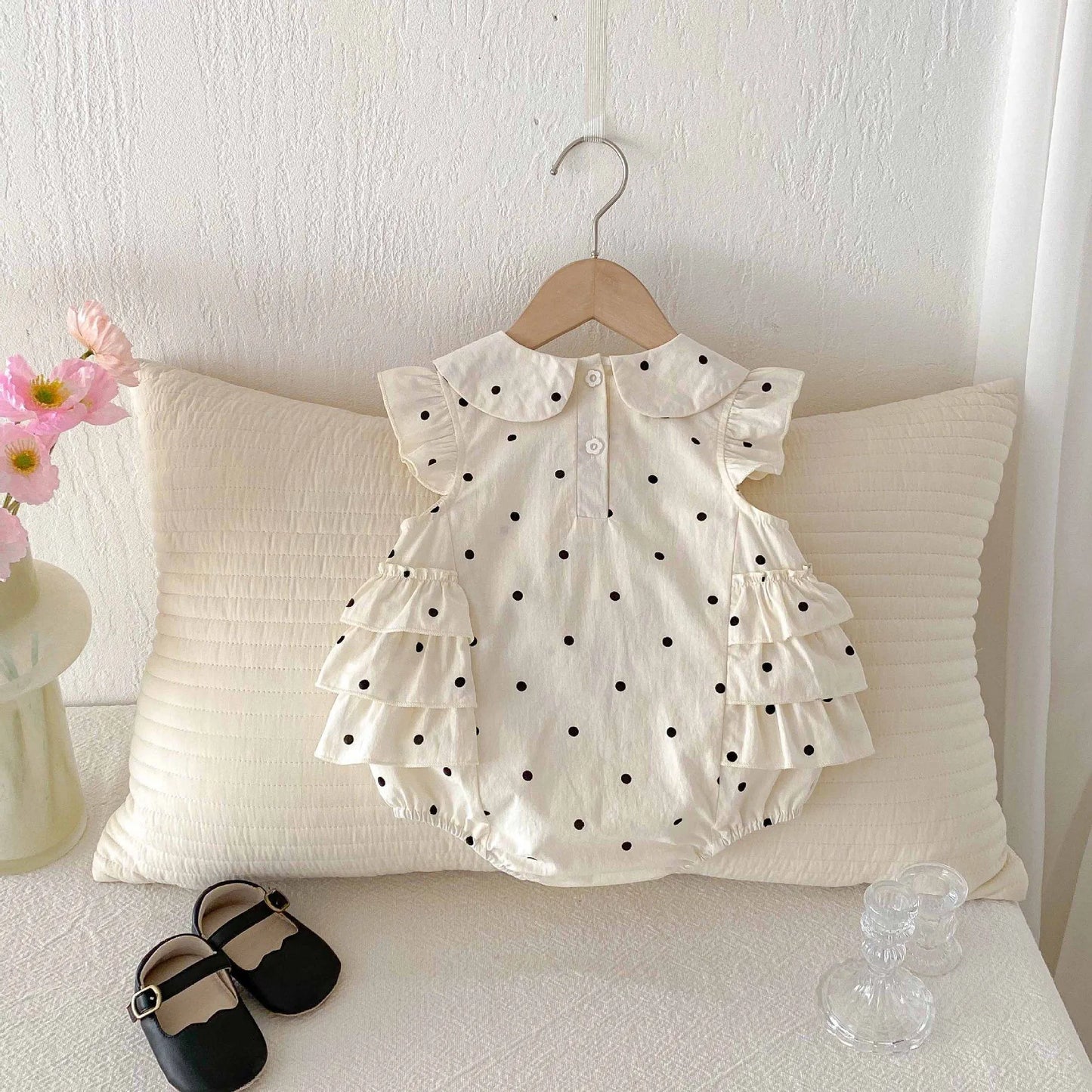 Baby One-Piece Dress - Korean Style - Girls' Summer Dress Without Sleeves - Lightweight and Stylish - Suitable for Summer