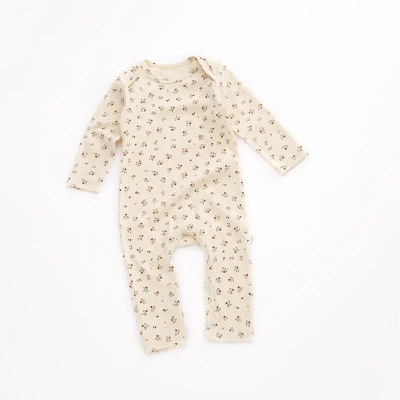 New Fall Baby Clothing Newborn Baby Girl Clothes Floral Romper Jumpsuit Long Sleeve Clothes Spring Autumn Outfits