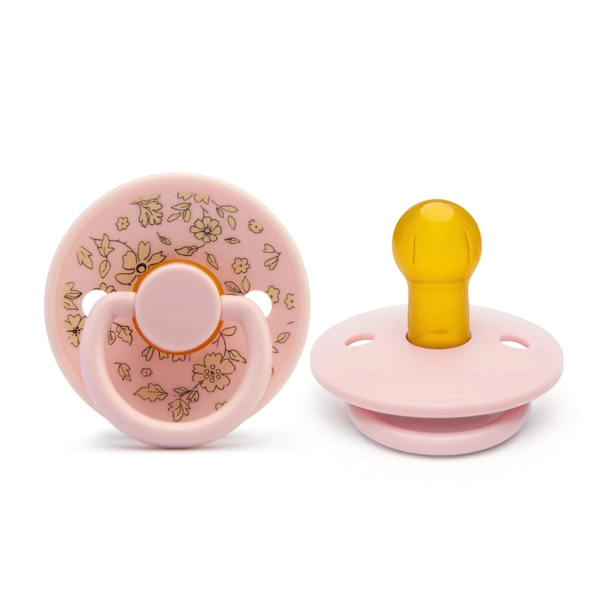 Erduo Floral Newborn Infant Baby Care Shower Gift Latex Rubber Sucking Nipple Pacifier Babies Soother Dummy Pacifiers for Baby 0