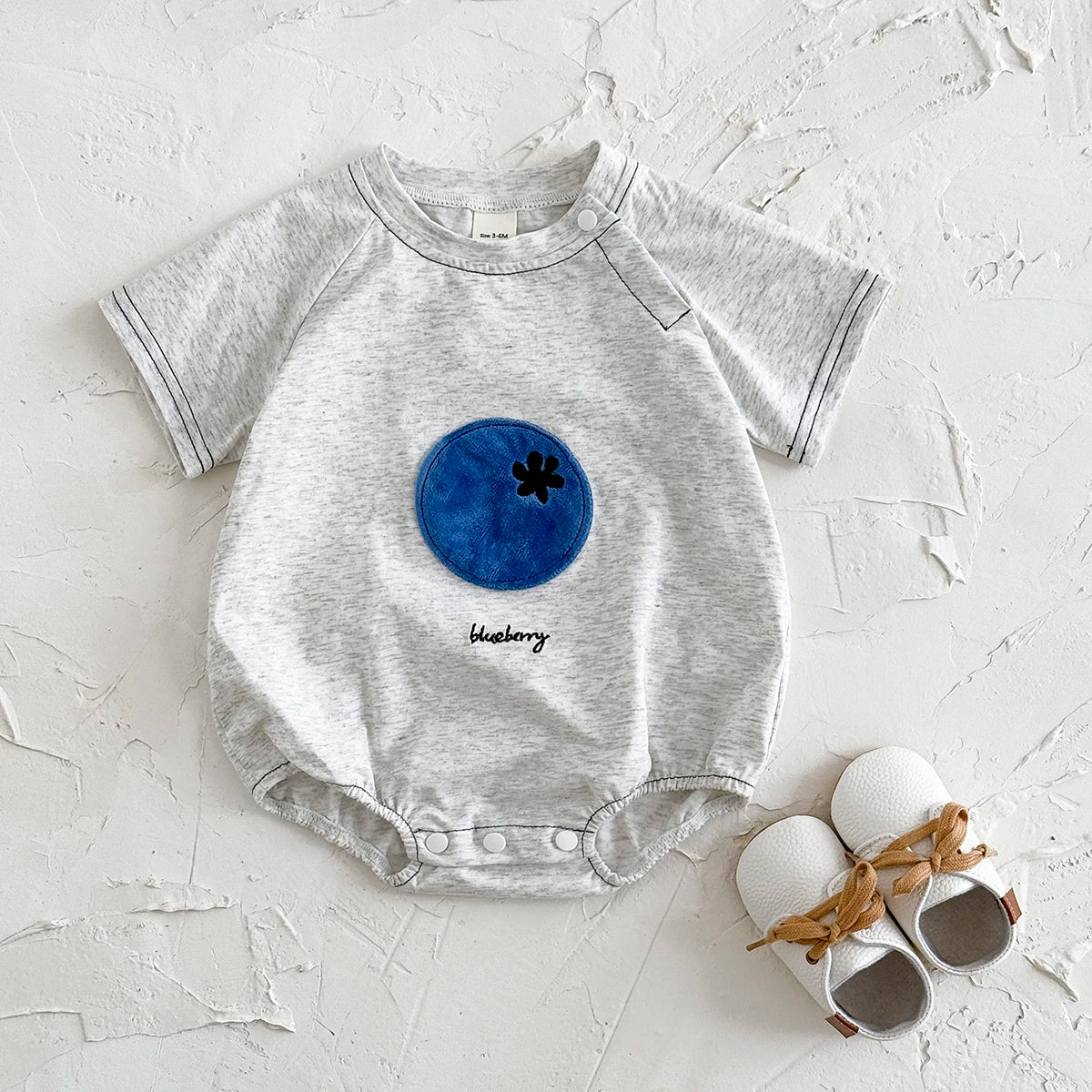 Summer Baby Bubble Romper Newborn Girl Clothing Fruit Patch Short Sleeved New Shorts Crawling Children 0-18M Boys Casual