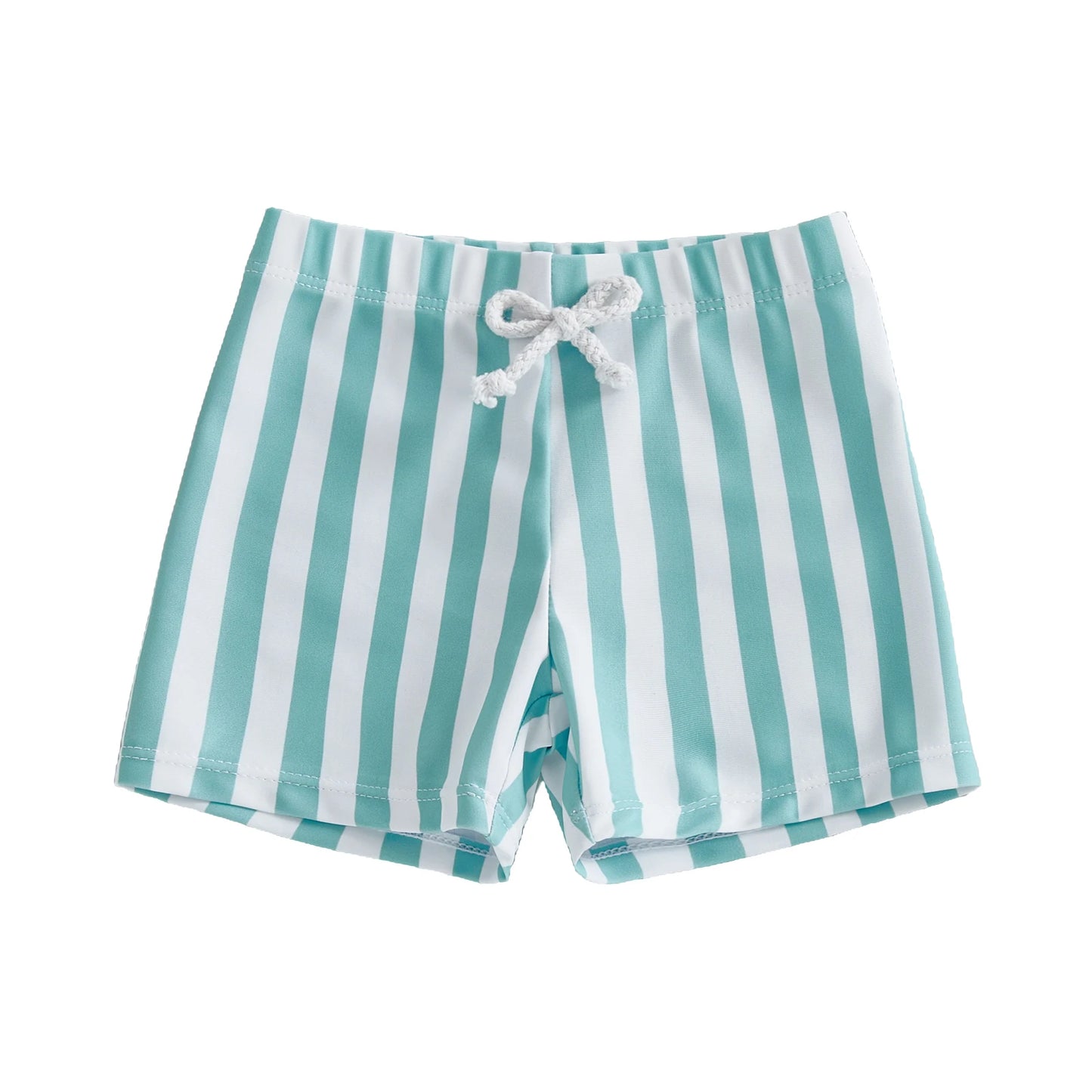 Swim Trunks Stripes Print Elastic Waist Beach Shorts Shorts Clothes
