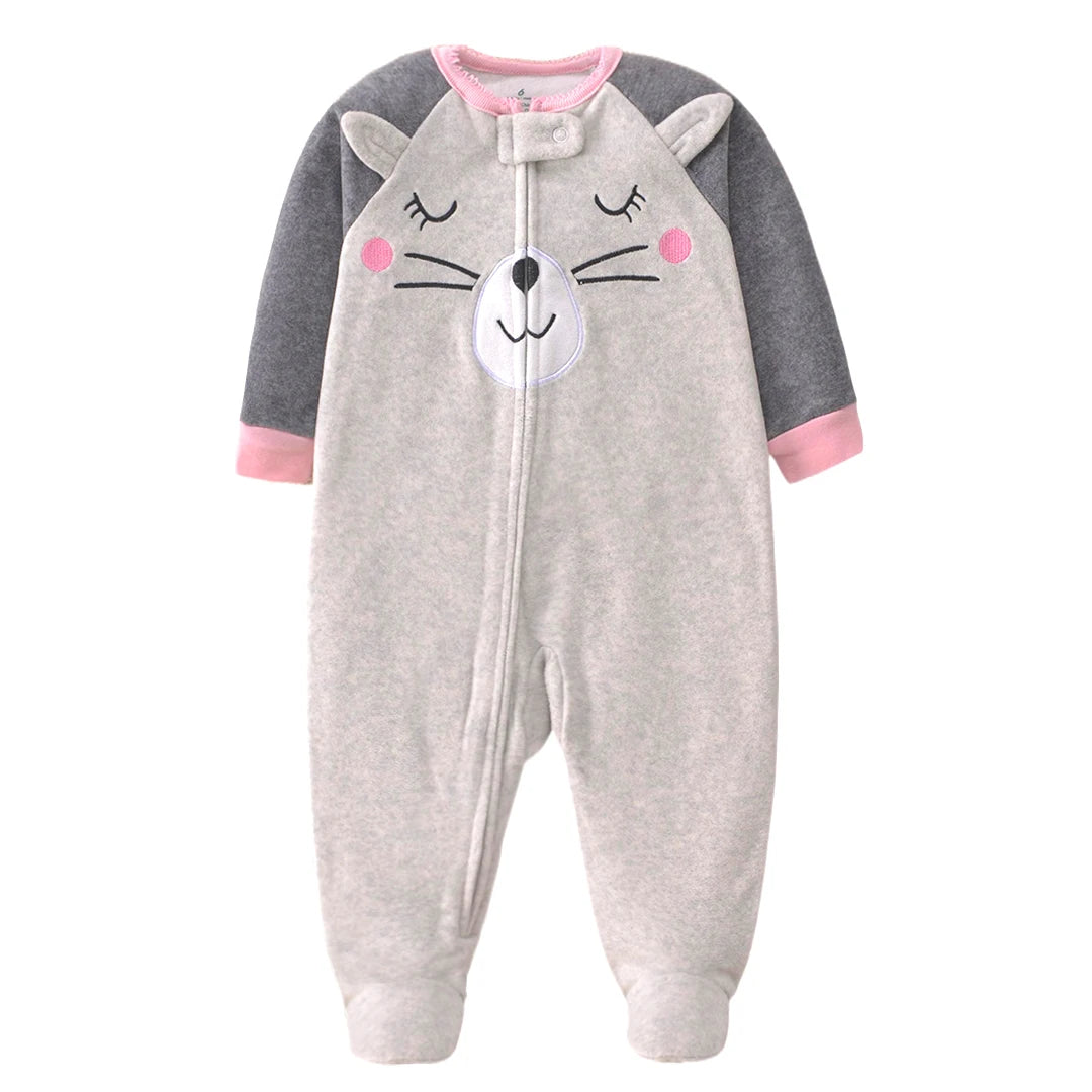 2026 Unisex Baby Romper Fleece Fabric Baby Boy Girl Clothes brands Newborn Baby Clothing infant Baby Jumpsuits Winter Romper