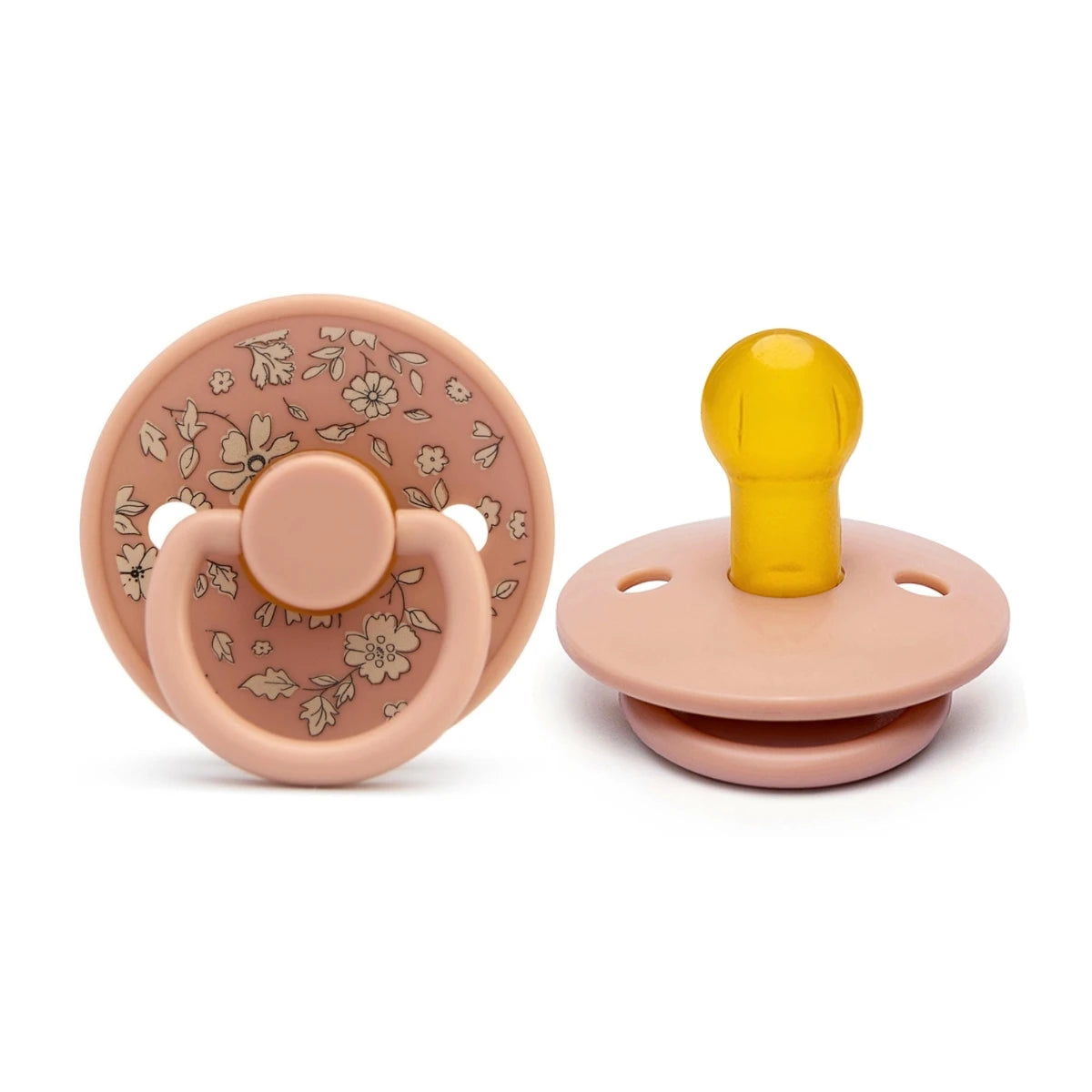 Erduo Floral Newborn Infant Baby Care Shower Gift Latex Rubber Sucking Nipple Pacifier Babies Soother Dummy Pacifiers for Baby 0