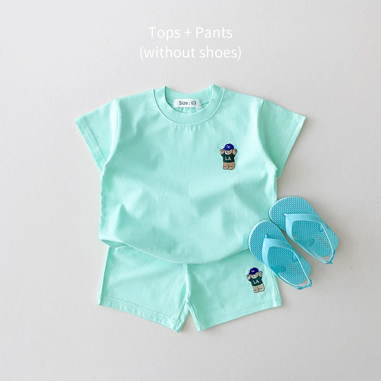 2PCS Baby Clothes Infant Top and Bottom Set Baby Boys Girls