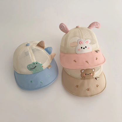 Summer Cute Baby Hat Animal Pattern UV Protection