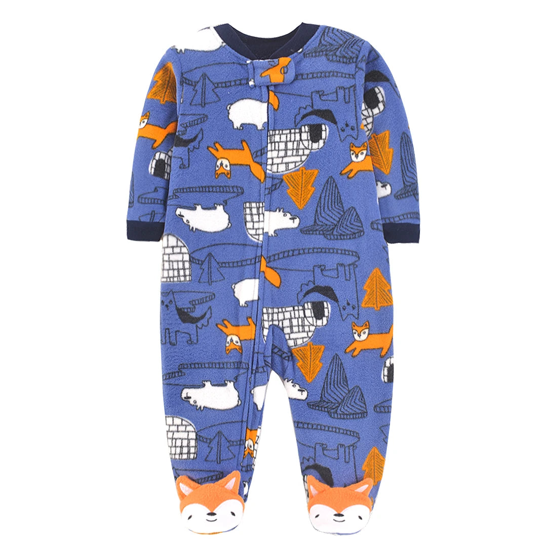 2026 Unisex Baby Romper Fleece Fabric Baby Boy Girl Clothes brands Newborn Baby Clothing infant Baby Jumpsuits Winter Romper