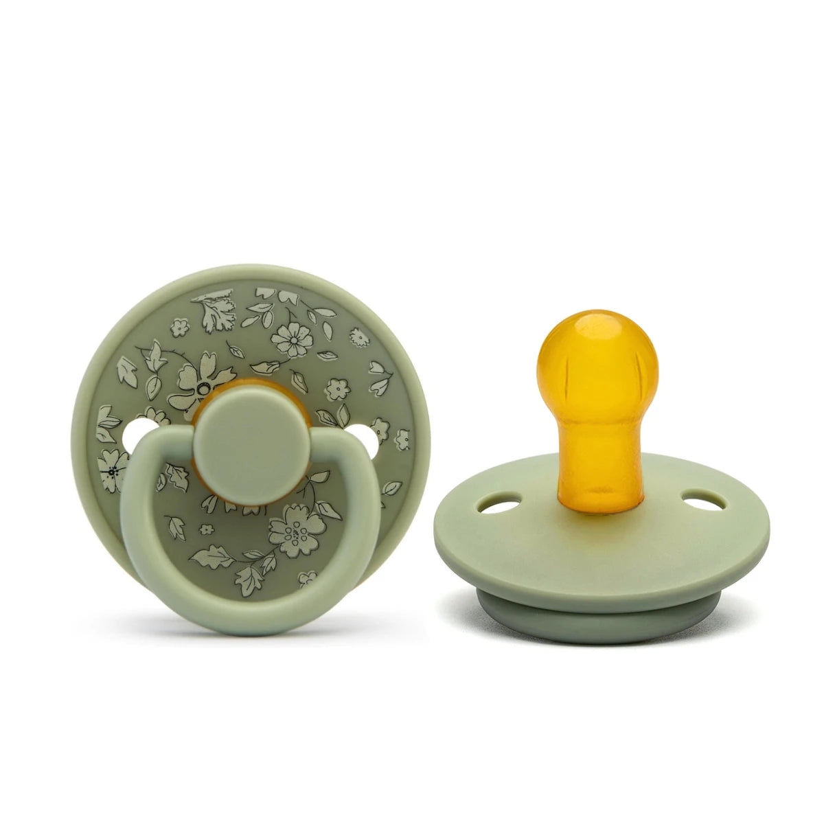 Erduo Floral Newborn Infant Baby Care Shower Gift Latex Rubber Sucking Nipple Pacifier Babies Soother Dummy Pacifiers for Baby 0