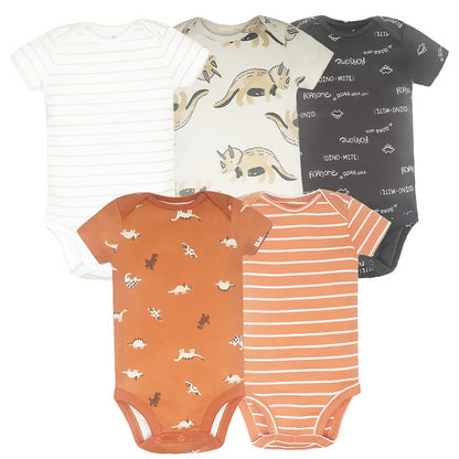 5pcs/lot Baby Bodysuit Fashion Girl Clothes Cotton Newborn Baby Boy Clothing Infant Body Baby Jumpsuit Cartoon Ropa Bebe