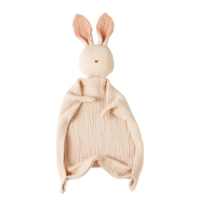 Soothing Towel 100% Muslin Cotton Infant Cartoon Handkerchief Cute Bunny