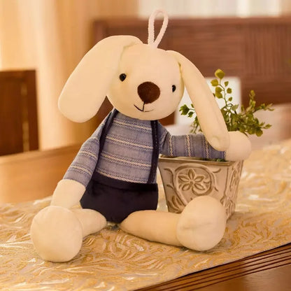 40cm Calming Rabbit Plush Toy Cute Doll Accompany Sleeping Doll For Birthday Gift